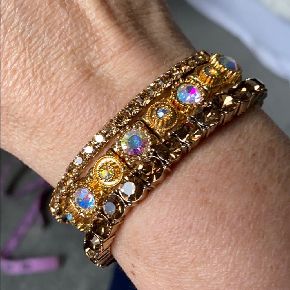 Crystal look  bracelets